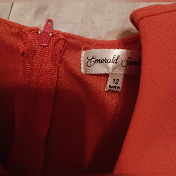 Emerald Sundae Womens Pink Dress Size 12 w/Zipper - Picture 2 of 4